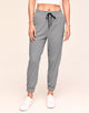 Walkpop Bailey Brushed Jogger Super-Soft Active Jogger with Pockets in color Gray Days and shape pant